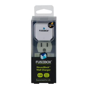 Fusebox - NeverBlock® Wall Charger, 2-Port, 2.4 Amp