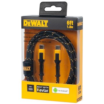 DeWALT - Reinforced Cable for USB-C, 6 ft.