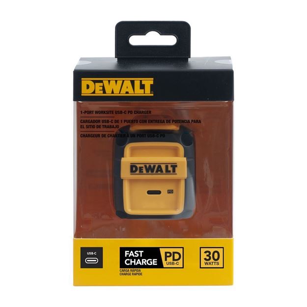 DEWALT 30W 1-Port Worksite USB PD Charger