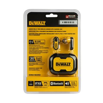 Dewalt Jobsite Pro-X1 True Wireless Earbuds with Charging Case
